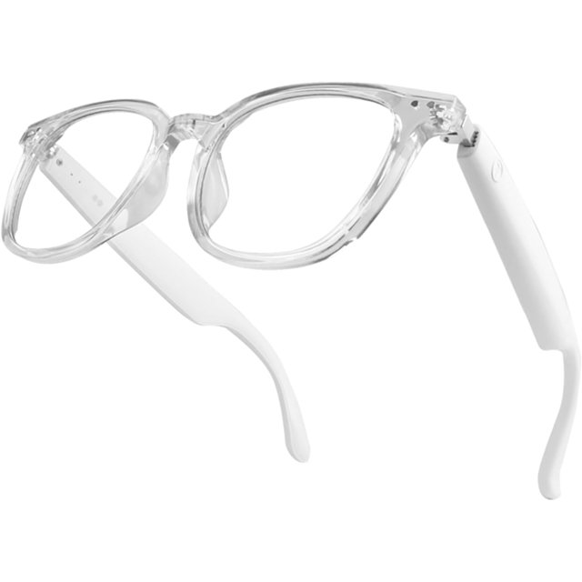 Estbridge Lunettes Intelligentes Musicales pour Femmes Hommes Lunettes Audio Bluetooth Écouteurs avec Haut-Parleurs Écouteurs à Oreille Ouverte Écouteurs à Conduction Osseuse Lunettes Bluetooth Verre Intelligent