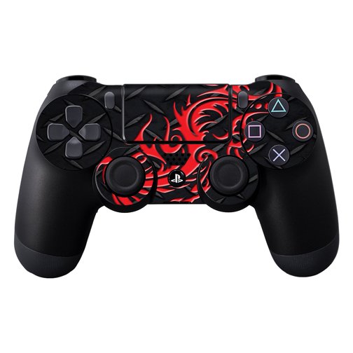 MightySkins Skin for Sony PS4 Controller Red Dragon Protective Viny