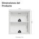 thumbnail image 2 of Alacena Gabinete Superior Cocina Madesa Vik 60cm BG, 2 of 5