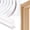 White-20FT-Extra Thick D Shape, variant on D Shape Black-50FT Rubber Weather Stripping for Exterior Doors and Windows
