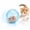 Blue Hamster B, variant on Rechargeable Smart Rolling Ball Cat Toy, Automatic Interactive Rolling Toy Ball for Cats, Hamster Ball Cat Toy for Indoor Play and Exercise
