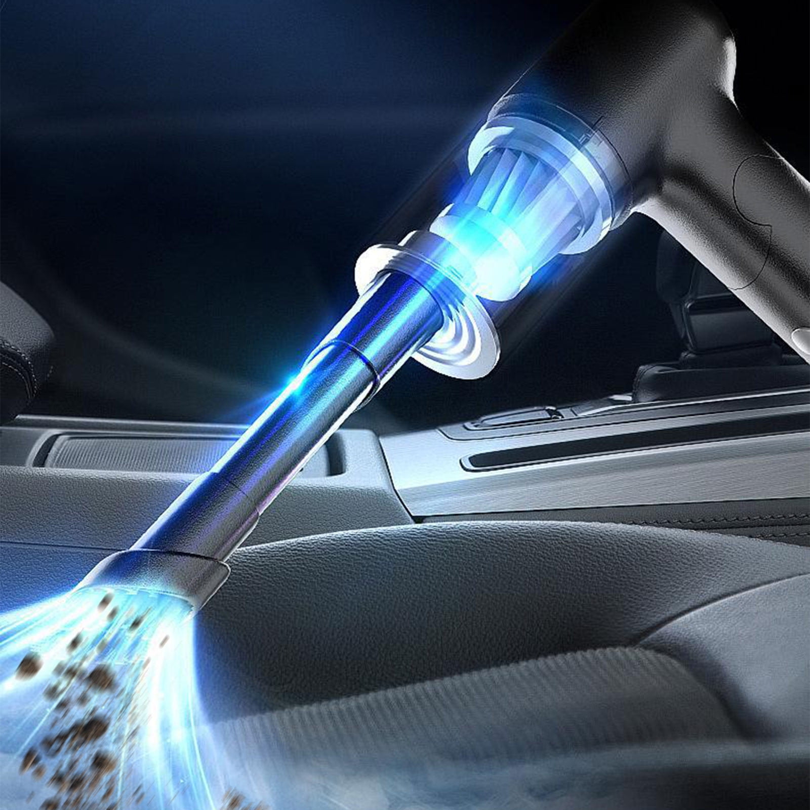 Dvkptbk Car Vacuum Cleaner Car High Power Handheld Foldable Mini Car Vacuum Cleaner Car Supplies