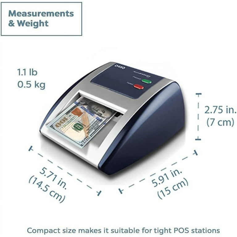 Compra Accubanker D450 Detectores de Billetes Falsos D450