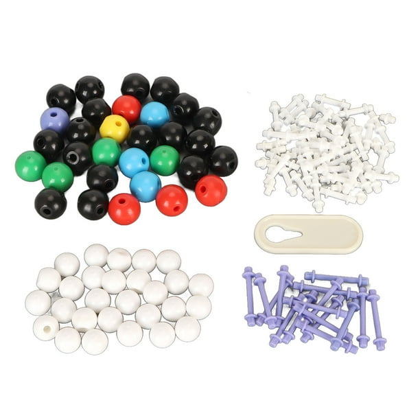 Kit De Modelo Molecular De Química, 136 Piezas Herramienta De Eliminación De Enlaces De Modelo Molecular De Química Orgánica Colores Vibrantes 59 átomos 76 Enlaces Para El