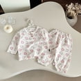 thumbnail image 2 of Baby Boys Girls Pajama Sets Toddler Long Sleeve Sleepwear Sets Rayon From Bamboo Pajamas Sets,gentle‑on‑skin 6-12 Months 12-24 Months 2t 3t 4t 5t 6t 7t 8t 9t Children Light Pink 3-4 Years, 2 of 5