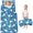 Blue Stars, variant on Blue Stars and Baseballs Pattern Toddler Nap Mats for Kids Preschool,Sleeping Mat Bag or Kids,Toddler Sleeping Bag,Toddler Nap Mat or Daycare