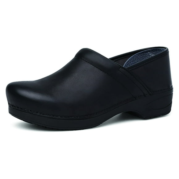 Zueco Shoe Dansko XP 2.0 para hombre, nobuck bruñido, negro