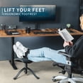 thumbnail image 5 of VIVO Height Adjustable Footrest for Desk, Rotatable Under Workstation Ottoman, 5 of 8