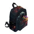 thumbnail image 2 of FORMRS Kids School Backpack with Front Zippered Pocket 12" Student Travel Daypack, Black Astronaut, 2 of 6