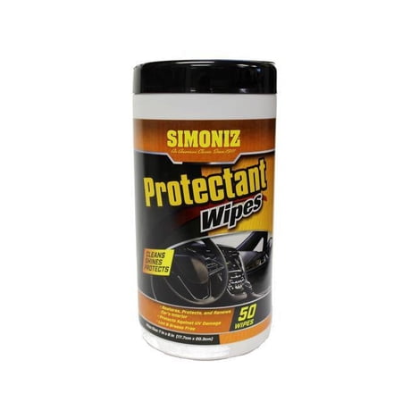Simoniz - Sure Shine 50ct Protectant Wipes - 7"x8" 01667