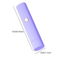 thumbnail image 3 of Hml Tondeuse Bikini 2 en 1 pour Femmes Tondeuse à Cheveux Rechargeable Rasoir pour Femmes pour Femmes Enlève-Poils Humide et Sec pour Visage/bras/jambes Femme Violet, 3 of 9