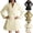 White, variant on Women's Dressy Coat Double Breasted Pearl Button Blazer Coat Trendy Fall Winter Office Outerwear Coats White 2XL