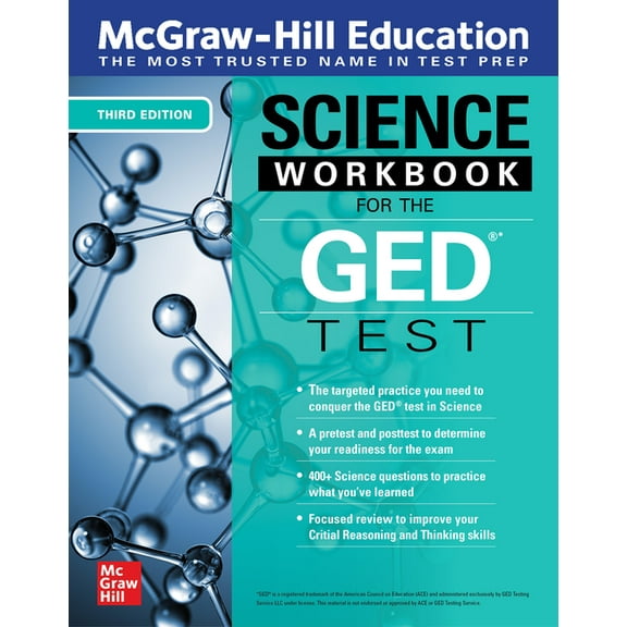 McGraw-Hill Education Science Workbook for the GED Test, Third Edition, (Paperback)