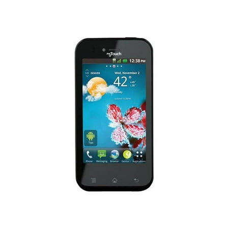 T-Mobile myTouch - 4G smartphone - RAM 512 MB - microSD slot - 3.8" - 800 x 480 pixels - rear camera 5 MP - T-Mobile - black