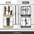 thumbnail image 3 of CAPHAUS 24/32/40 Inch Height Bold Metal Foldable Heavy-Duty Pet Playpen with Door, Available in 8/16/24/32 Panels, Indoor/Outdoor Portable Kennel, Dog/Animals Exercise Fence Cage for Yard, RV, Camping, 3 of 9