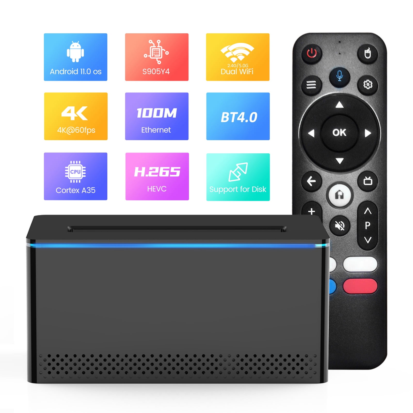 Internet TV set- box,Tv Set- Tv Box H.265 With Internet Tv 11.0 Tv Hdd Slot With Hdd Box Internet Bt4.0 Vp9 Android 11.0 Slot Dual-band Lpddr4 Hdd 4k Lpddr4 11.0 S905y4 Vp9 H.265 Remote X6