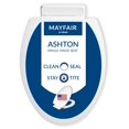 thumbnail image 1 of Asiento de Inodoro Mayfair Ashton de Madera con Cierre Lento, alargado, Blanco, 1 of 8