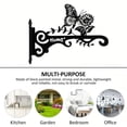 thumbnail image 5 of Plant Hangers Outdoor,Plant Hanger Bracket,10In Metal Hanging Plant Bracket With Beautiful Bird Pattern – Anti Rust Plant Hooks For Hanging Baskets, Bird Feeder, Windchime, Lantern, 5 of 6