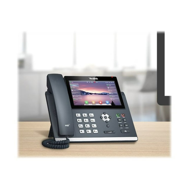 Yealink Internet Telephone SIP-T48U with 7in Touchscreen Display, 16-Line VoIP, Dual-port Gigabit Ethernet - Walmart.com Yealink Internet Telephone SIP-T48U with 7in Touchscreen Display, 16-Line VoIP, Dual-port Gigabit Ethernet - Walmart.com