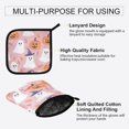 thumbnail image 3 of Yayeee Oven Mitts and Pot Holder Set of 4 Heat Resistant Kitchen Gloves Baking Hot Pad, Cartoon Halloween Ghosts, 3 of 5