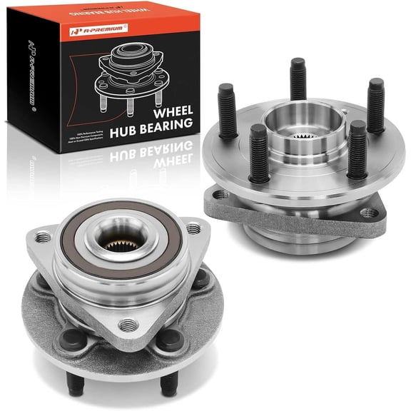 A-Premium 2 x Front Wheel Bearing and Hub Assembly with 5-Lug Compatible with Chevrolet Cruze 2011-2015 Cruze Limited 2016 with 15 inches Wheels