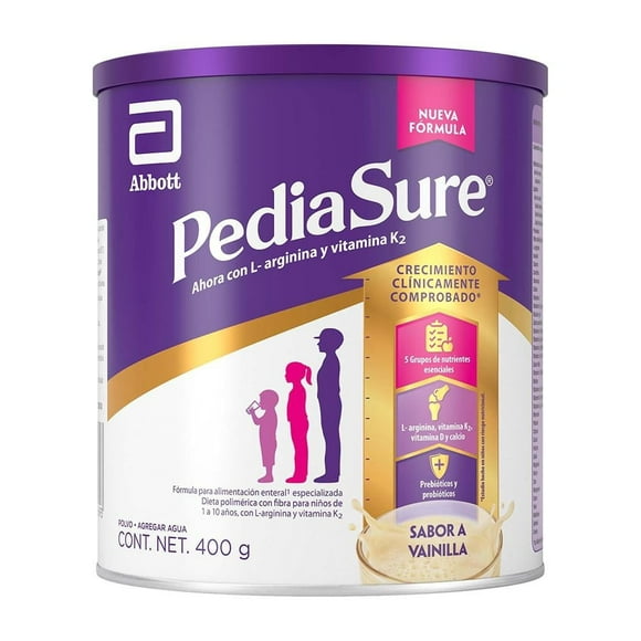 Fórmula para alimentación Pediasure enteral especializada en polvo vainilla 400 g