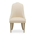 thumbnail image 5 of Michael Amini Malibu Crest Dining Side Chair - Set of 2 - Sahara/Burnished Gold, 5 of 14