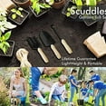 thumbnail image 4 of Scuddles Garden Tools Set - 8 Piece Heavy Duty Gardening Kit with Storage Organizer, Ergonomic Hand Digging Weeder Rake Shovel Trowel Sprayer Gloves Gift for Men Or Women, 4 of 7