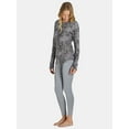 thumbnail image 4 of ClimateRight by Cuddl Duds Women's Warm Stretch Fleece Long Sleeve Crew Neck Thermal Base Layer Top, Sizes XS to 4X, 4 of 5