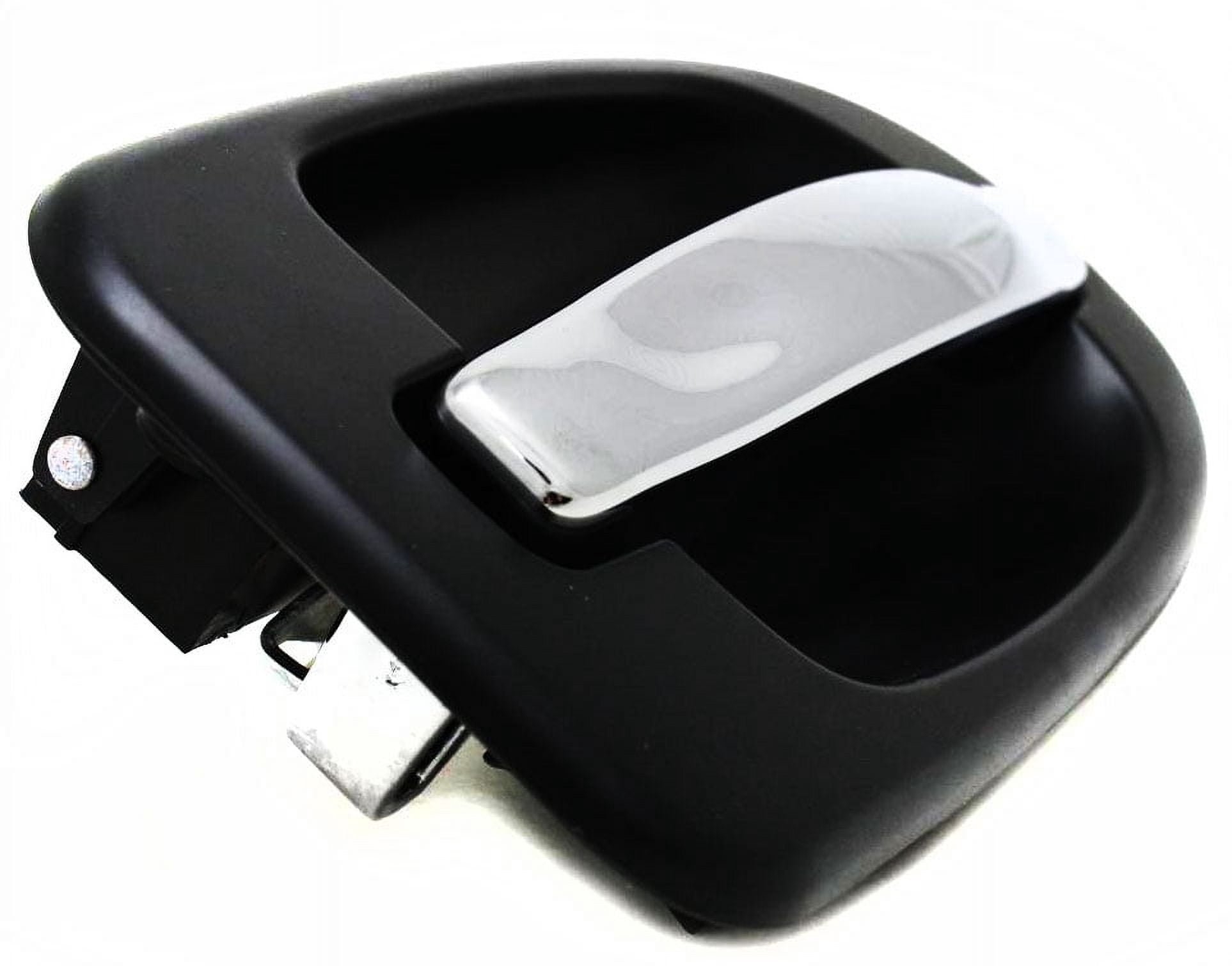Replacement REPB491314 Exterior Door Handle Compatible with 1997-2005 Chevrolet Venture 2005-2007 Buick Terraza Rear, Left-Sliding Chrome Lever with Primed Bezel