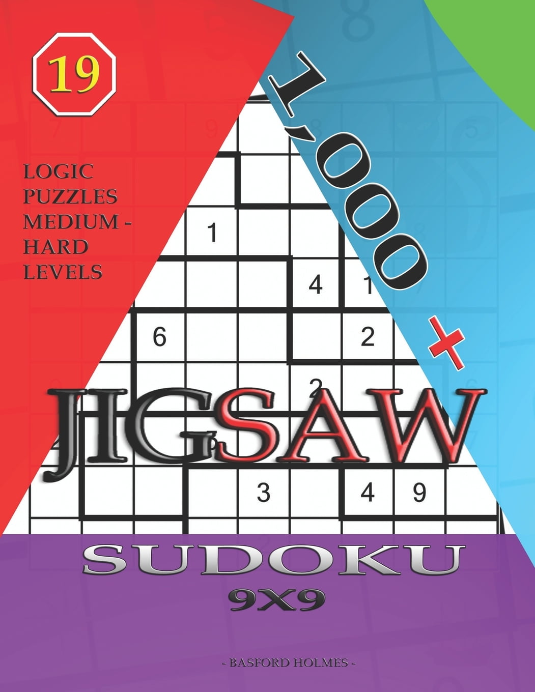 Jigsaw Sudoku 1,000 + sudoku jigsaw 9x9 Logic puzzles medium hard
