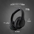 thumbnail image 2 of Audifonos Diadema Acteck ZION PRO HP645 Inalambricos Bluetooth Plegable Negro AC-935357, 2 of 5