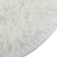 thumbnail image 3 of Advancent Alfombras mullidas antideslizantes, alfombra peluda, alfombra para el suelo, habitación, hogar, dormitorio, alfombra redonda Decoración del hogar Blanco crema 0.4 m, 3 of 6