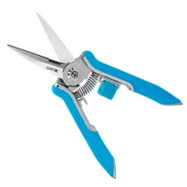FLORA GUARD 6.5 inch Garden Shears , Hand Pruning Shears with Straight Tip Stainless Steel Blades(Blue)