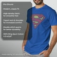 thumbnail image 6 of Men's Superman Distressed Logo Graphic Tee,, 6 of 9