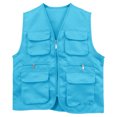 thumbnail image 6 of Kids With Pocket Boys Utility Gilets Zip Up Travel Sleeveless Jackets V Neck Vest Fishing For School Trips Camping Holiday Daily Layering,Utility Gilet Kids 9-11 Years, 6 of 9