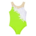 thumbnail image 3 of MSemis Girls Sleeveless Shiny Gymnastics Sport Training Dancewear Ballet Dance Leotards 4-16Y, 3 of 5
