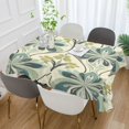 thumbnail image 2 of Yayeee Tablecloths 60" x 90" Rectangle Wrinkle Resistant Party Table Cover, Beige Floral Pattern, 2 of 8