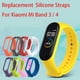 thumbnail image 2 of Colors Strap For Xiaomi Mi Band 3 4 Silicone Wristband Bracelet Replacement Strap For Xiaomi, 2 of 5