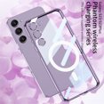 thumbnail image 6 of ELEHOLD Luxury Case for Samsung Galaxy S23 Plus Plating Magnetic Case Transparent Clear Compatible with MagSafe Shockproof Slim Protective Case for Samsung S23+ 6.6 inch,Black, 6 of 7