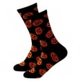 thumbnail image 7 of Halloween Pumpkin Socks for Women Men, Orange Black Novelty Crew Socks, Soft Knit Mid Calf Casual Cotton Blend, Funny Fall Winter Party Costume Accessories Gift, 7 of 7