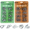 thumbnail image 1 of 16 PCS Metal Puzzles,Metal Wire Puzzle 3D Puzzles Brain Teaser Classic Intellectual Game Magic Toy, 1 of 5