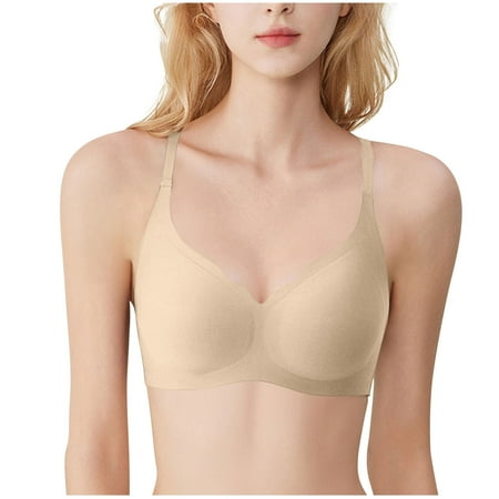 Tao Tao Nursing Bras for Breastfeeding Seamless Maternity Bra Ultra Comfort Pregnancy Sleep Bralette for Women Khaki S