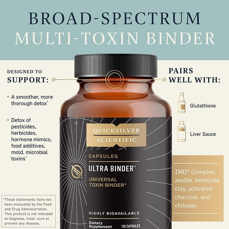 Quicksilver Scientific - Ultra Binder Toxin Binder - 120 Grams