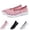 Pink, variant on XEGLSBU Women's Wide Toe Box Flats Shoes Knit Ballet Flat Slip-on Dress Walking Comfort Shoes