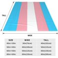 thumbnail image 4 of Pride Blanket Rainbow Flannel Fleece Blankets and Throws for Women Men Bed Sofa All Season Use 60"x50", 4 of 5