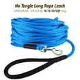 thumbnail image 5 of Lynxking Dog Training Leash Long Lead Heavy Duty Puppy Rope for Small Medium Large Dogs (30 feet x 3/8 in, Blue), 5 of 9