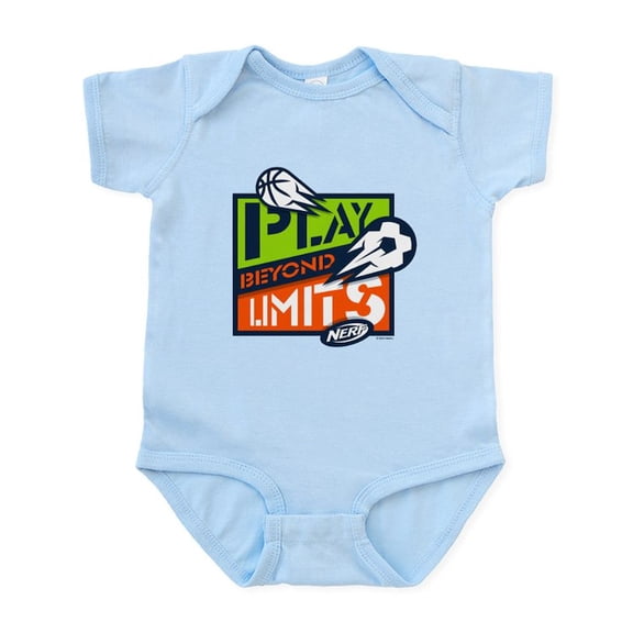CafePress - Nerf Beyond Limits Body Suit - Baby Light Bodysuit, Size Newborn - 24 Months
