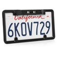 thumbnail image 1 of BOYO VISION VTL200CL - Full-Frame License Plate Backup Camera with Parking Lines and LED Lights (Chrome), 1 of 4
