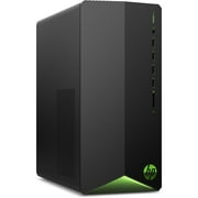 HP Pavilion Gaming Desktop, Intel Core i5-10400F, 8GB(DDR4,1 DIMM), 256GB NVME SSD M.2, Windows 10, HP Wired KB/Mouse, 3-in-1,NVIDIA GeForce GTX 1650 4GB GDDR5, Shadow Black + Green